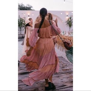 NWT Rae Spell gown in peach color size small S